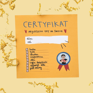 Certyfikat dla Taty